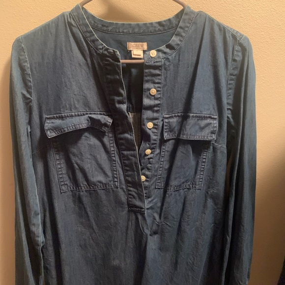 J.Crew Denim knee-length dress/tunic XS - Picture 4 of 4